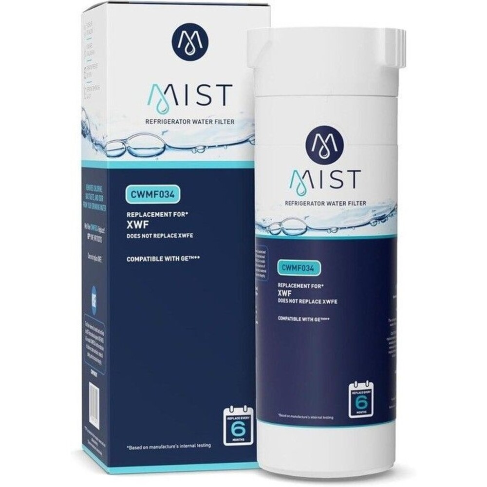 Mist XWF Refrigerator Water Filter Replacement for GE, Compatible with GWE19JSLS
